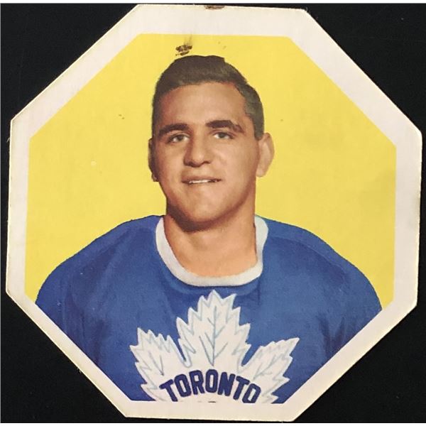 1961-62 YORK PEANUT BUTTER BOB BAUN (HOF)