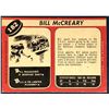 Image 2 : 1968-69 O-PEE-CHEE BILL McCREARY ROOKIE CARD