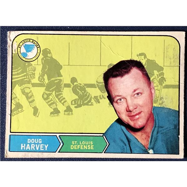 1968-69 O-PEE-CHEE DOUG HARVEY (HOF)