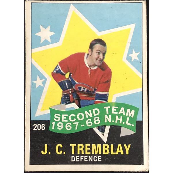 1968-69 O-PEE-CHEE J.C. TREMBLAY