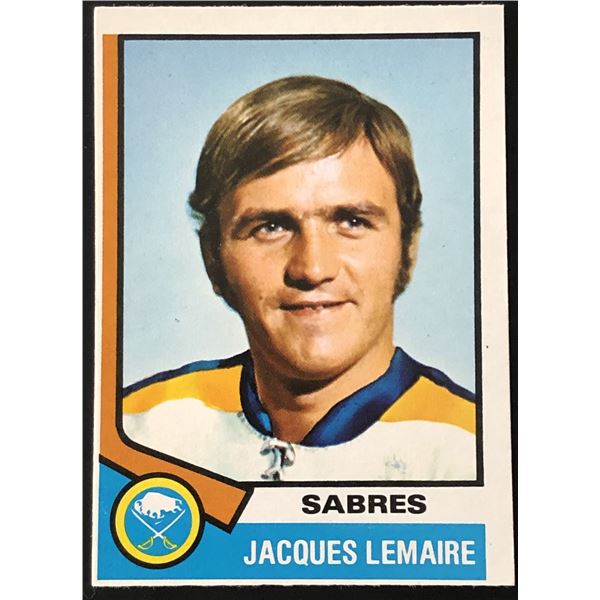 1974-75 O-PEE-CHEE JACQUES LEMAIRE (HOF)