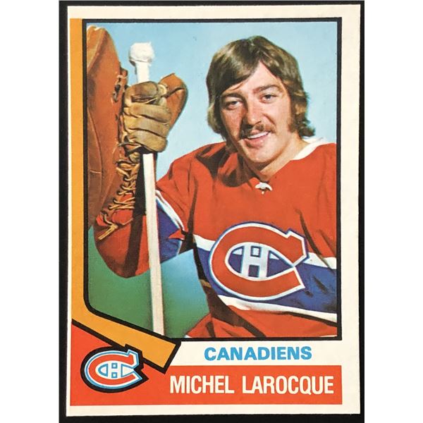 1974-75 O-PEE-CHEE MICHEL LAROCQUE ROOKIE CARD