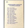 Image 2 : 1974-75 O-PEE-CHEE VANCOUVER CANUCKS