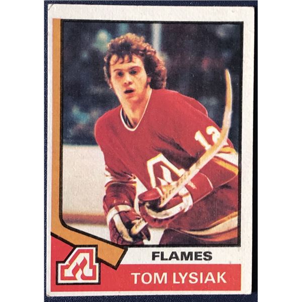 1974-75 TOPPS TOM LYSIAK ROOKIE CARD