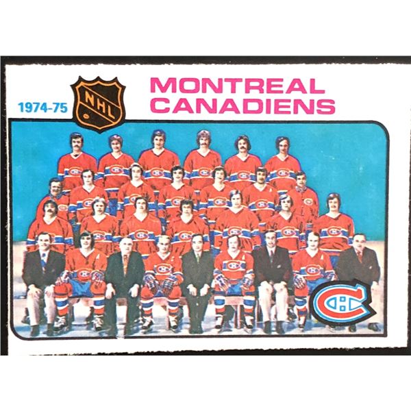 1975-76 O-PEE-CHEE MONTREAL CANADIENS