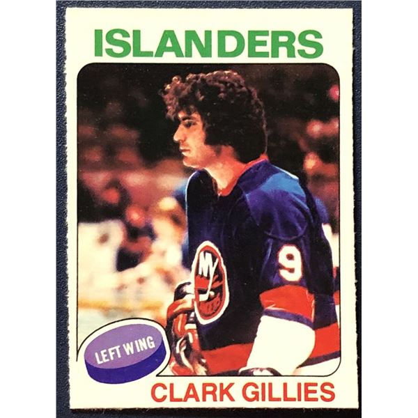 1976-76 O-PEE-CHEE CLARK GILLIES ROOKIE CARD