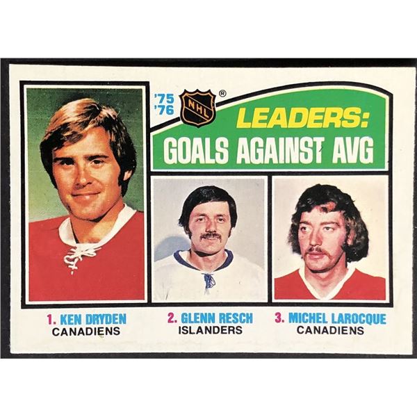 1976-77 O-PEE-CHEE KEN DRYDEN (HOF) LL