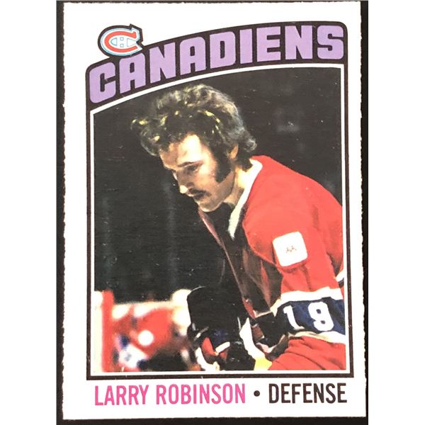 1976-77 O-PEE-CHEE LARRY ROBINSON (HOF)