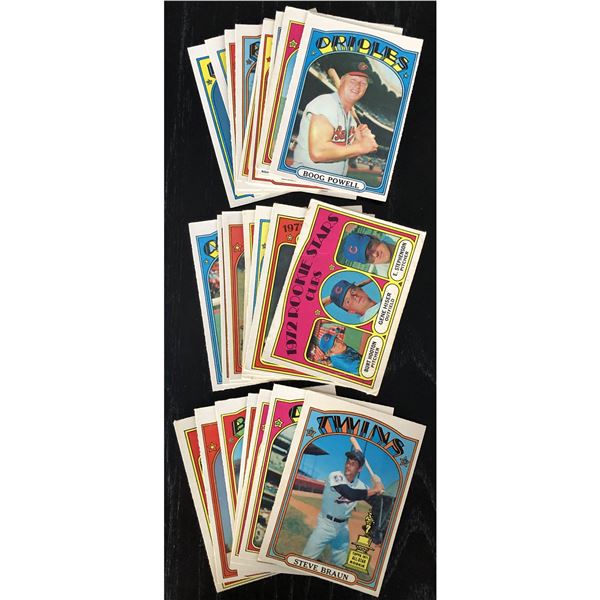 1972 O-PEE-CHEE BASEBALL COLLECTION - 25 CARDS