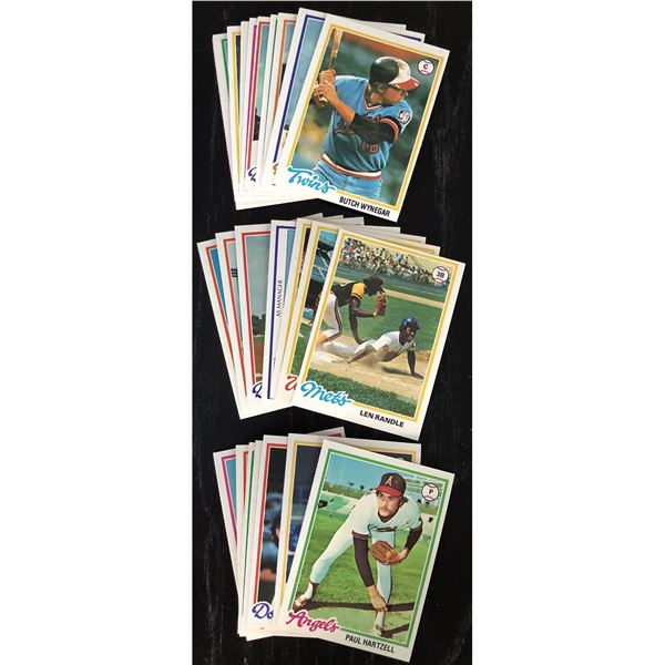 1978 TOPPS BASEBALL COLLECTION - 25 CARDS