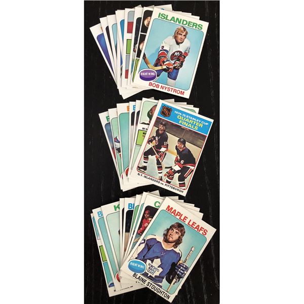 1975-76 TOPPS HOCKEY COLLECTION - 25 CARDS