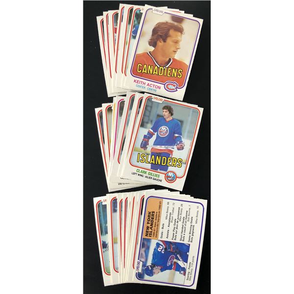 1981-82 O-PEE-CHEE HOCKEY COLLECTION - 25 CARDS