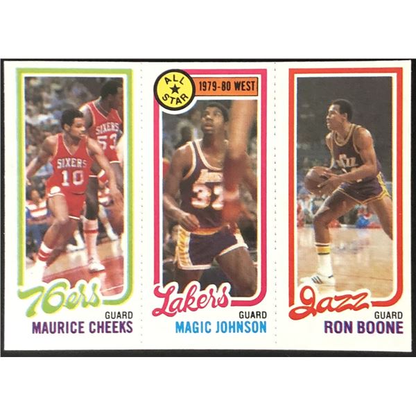 1980-81 TOPPS MAGIC JOHNSON (HOF) ROOKIE CARD