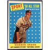 Image 1 : 1958 TOPPS WARREN SPAHN (HOF) AS