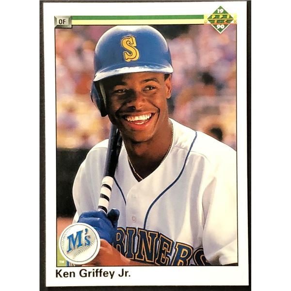 1990 UPPER DECK KEN GRIFFEY JR. (HOF) ROOKIE CARD