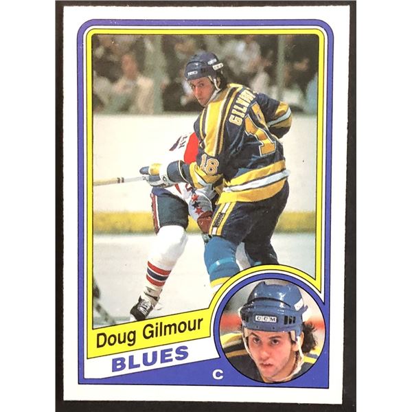 1984-85 O-PEE-CHEE DOUG GILMOUR (HOF) ROOKIE CARD