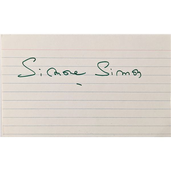 Simone Simon Signature Cut