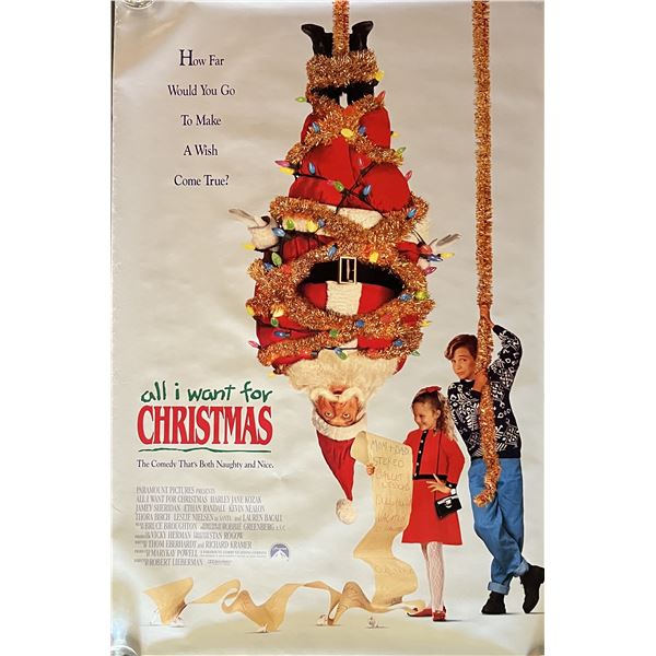 All I Want for Christmas 1991 Original Movie Poster