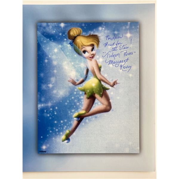 Tinker Bell Margaret Kerry signed photo