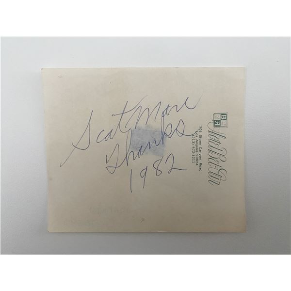 Scatman Crothers original signature