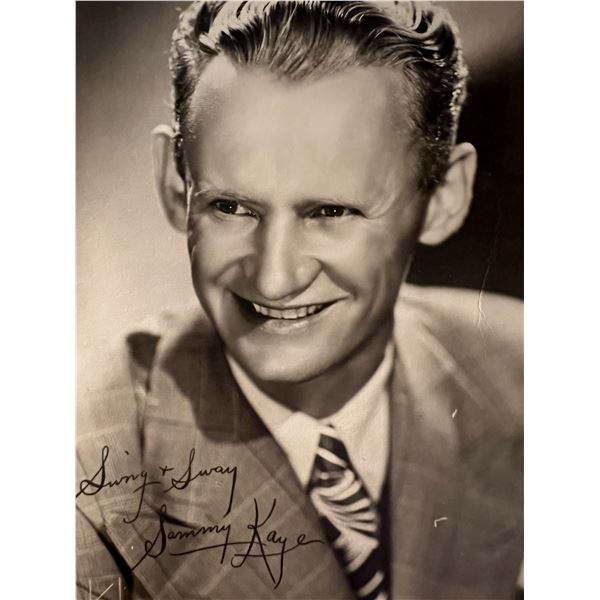 Sammy Kaye signed photo