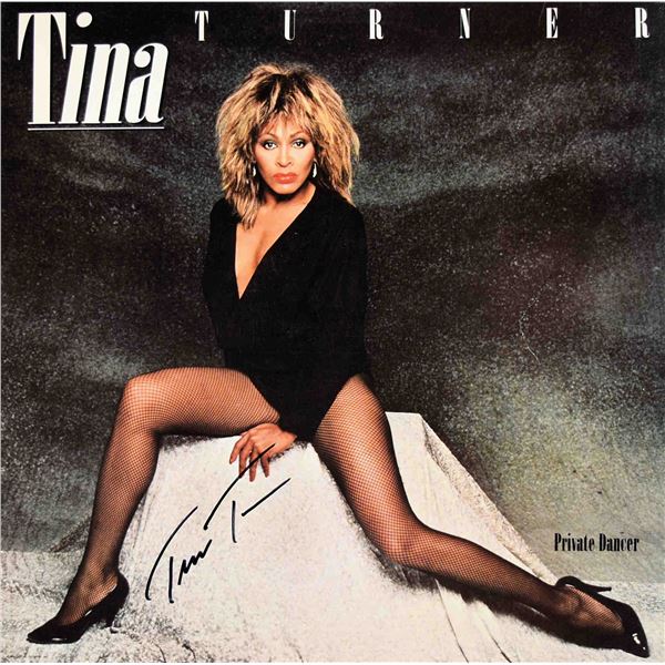 Tina Turner signed Private Dancer album