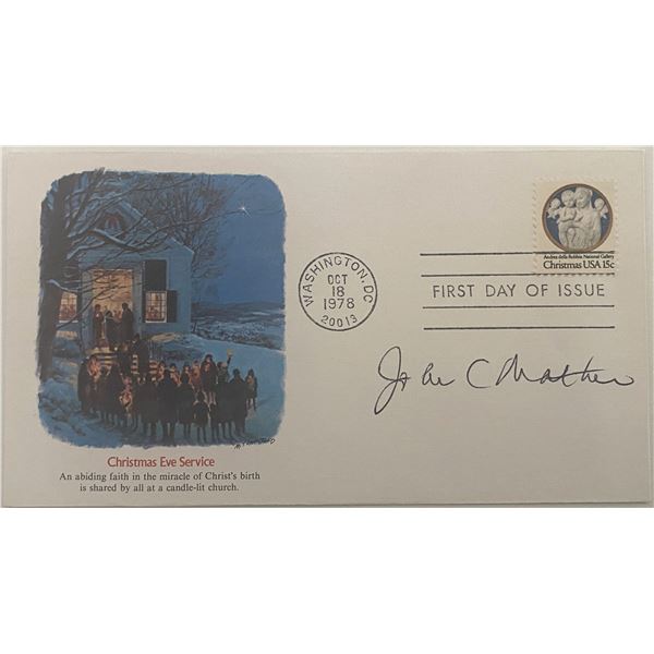 Cosmologist John C. Mather signed 1978 first day cover