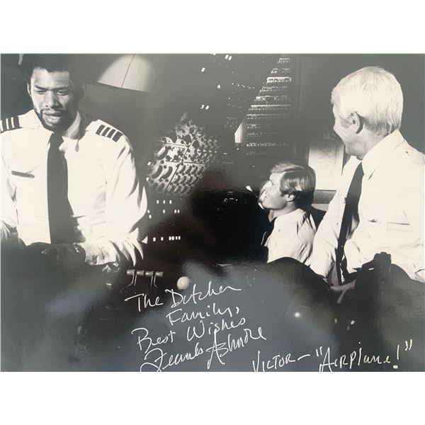 Airplane Frank Ashmore signed movie photo