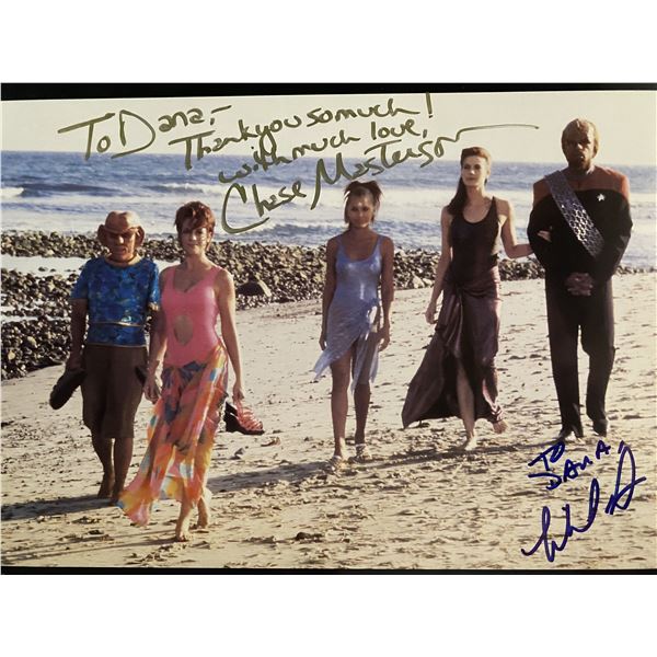 Star Trek: Deep Space Nine Chase Masterson and Michael Dorn signed photo