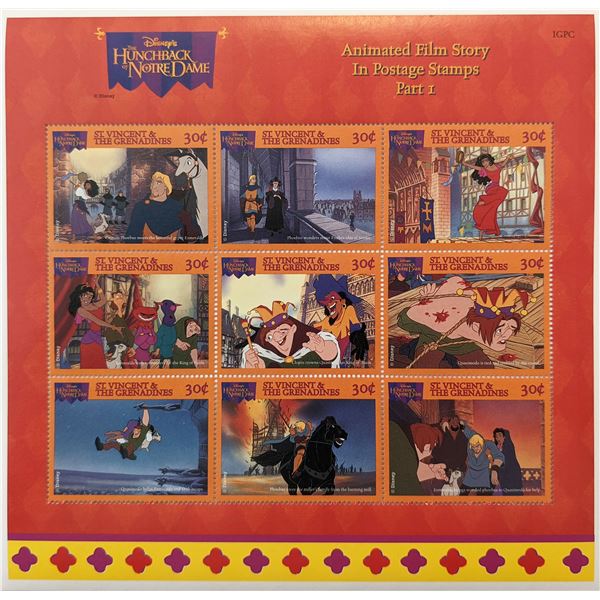 The Hunchback of Notre Dame Stamp Set