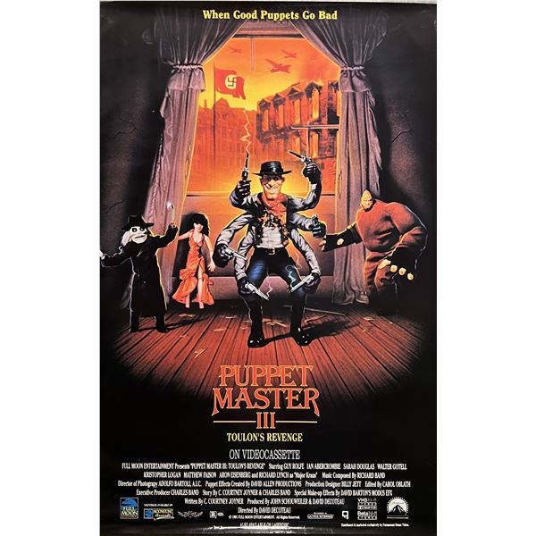 Puppet Master III Toulon's Revenge original movie poster