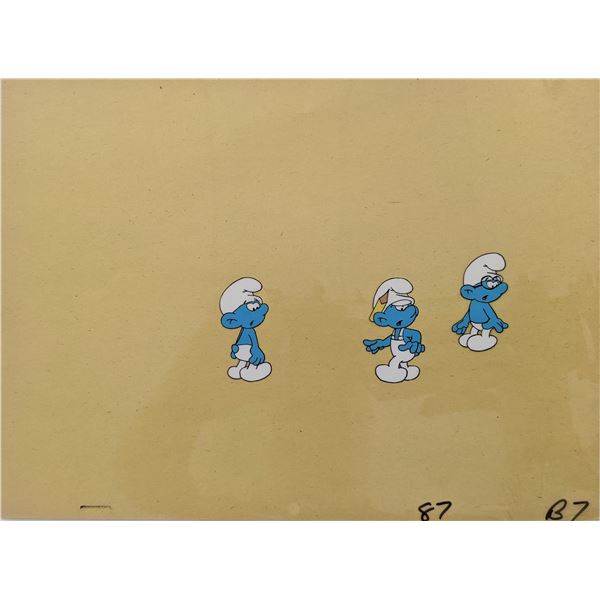 The Smurfs Original Animation Cel