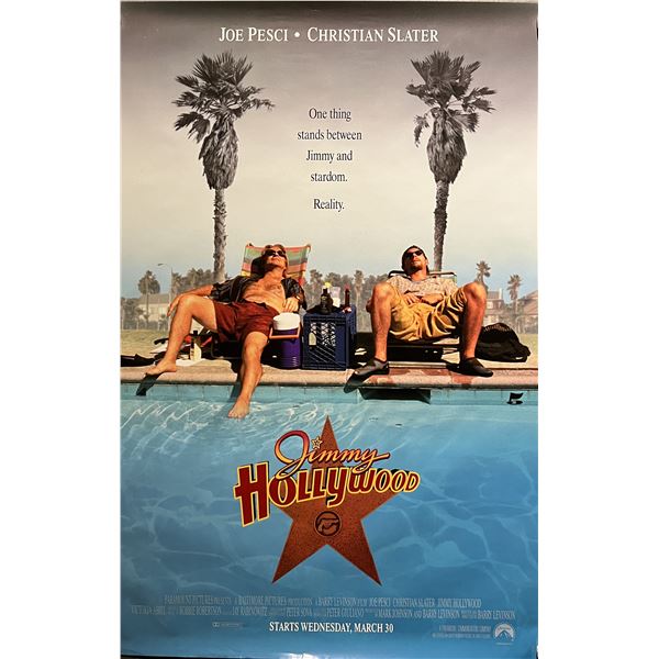 Jimmy Hollywood 1994 pool shot original movie poster