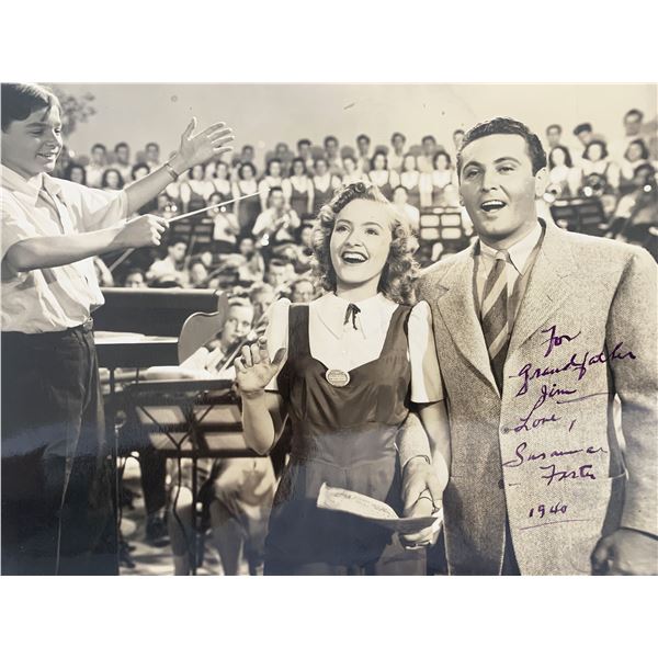 Susanna Foster signed photo