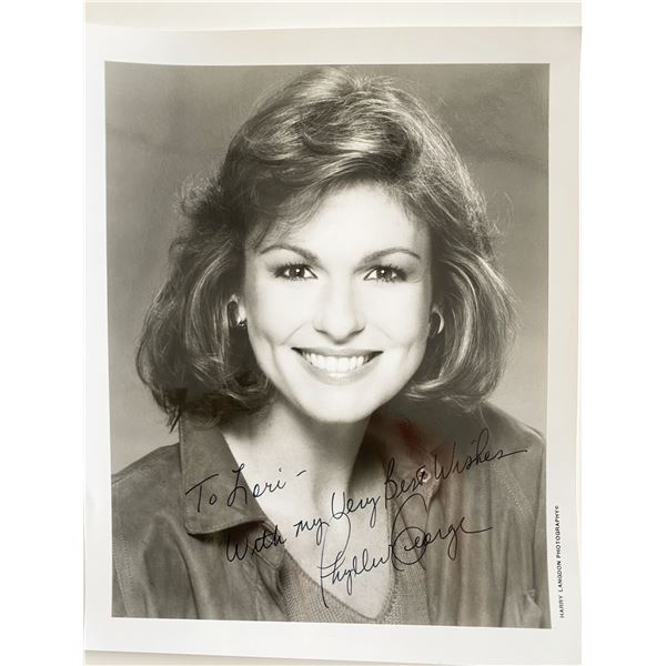 Phyllis George signed photo