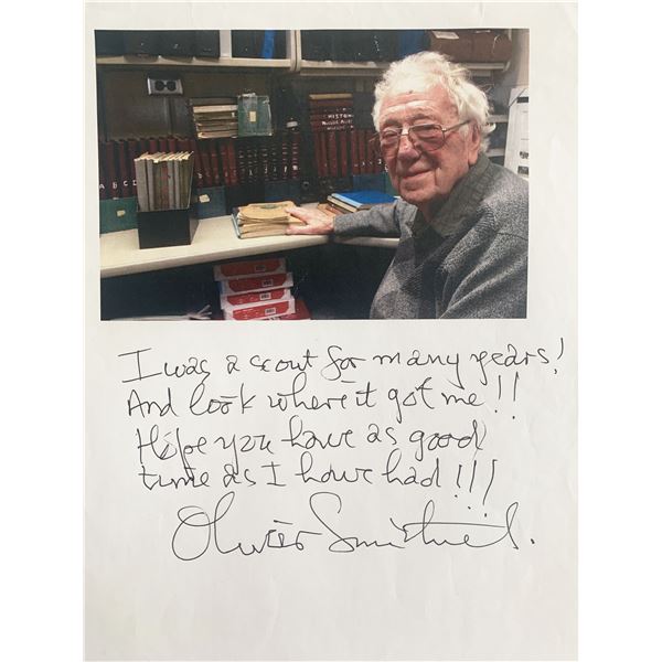 Oliver Smithies Signed Note