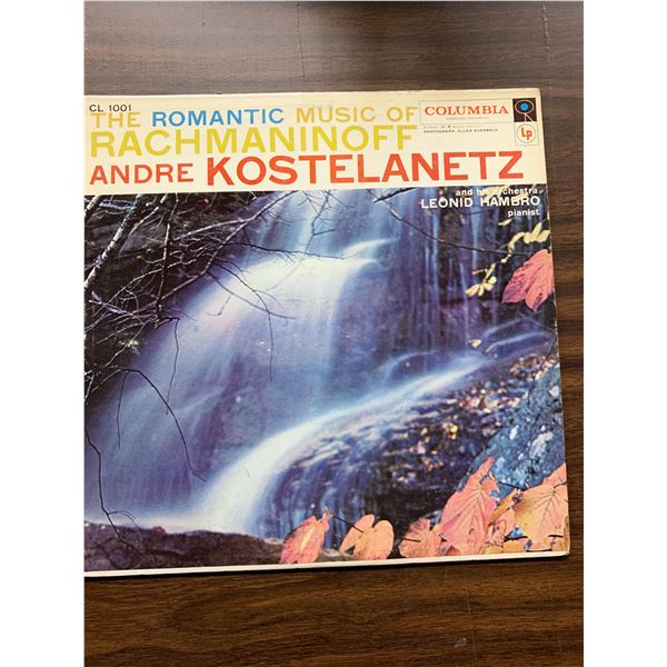The Romantic Music Of Rachmaninoff Andre Kostelanetz Album