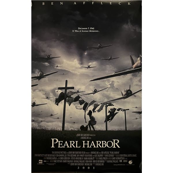 Pearl Harbor 2001 original double-sided movie poster
