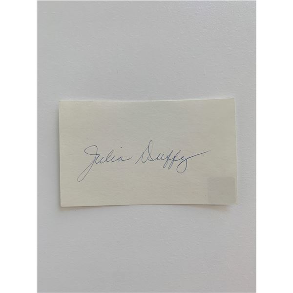 Julia Duffy original signature