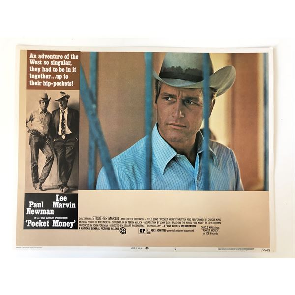 Pocket Money original 1972 vintage lobby card