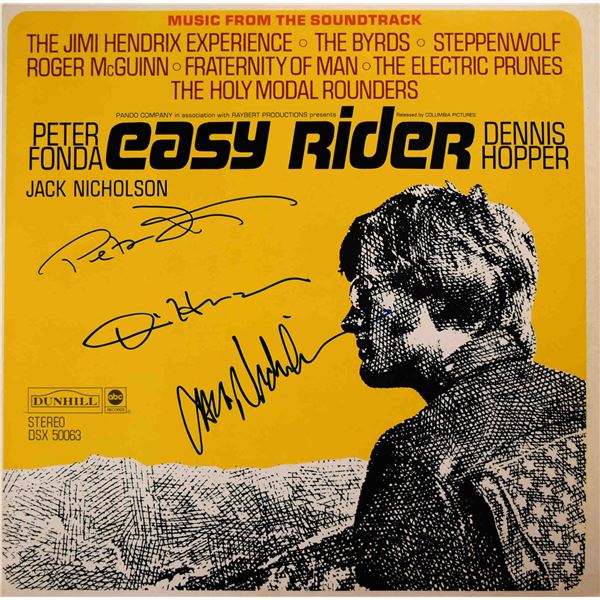 Easy Rider signed Original Motion Picture Soundtrack album