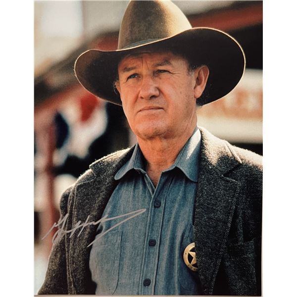 Unforgiven Gene Hackman signed photo