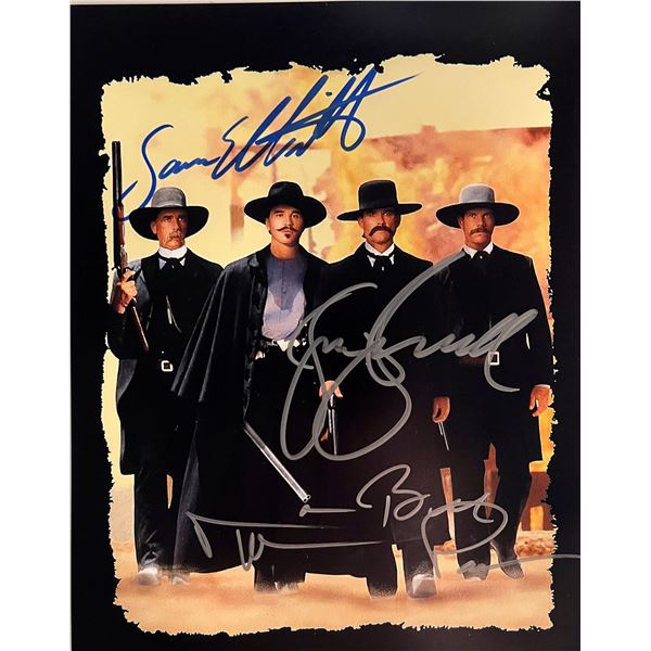 Tombstone cast signed photo