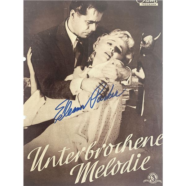 Eleanor Parker Signed Magazine Photo