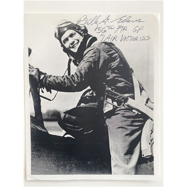 WW2 Military signed photo.