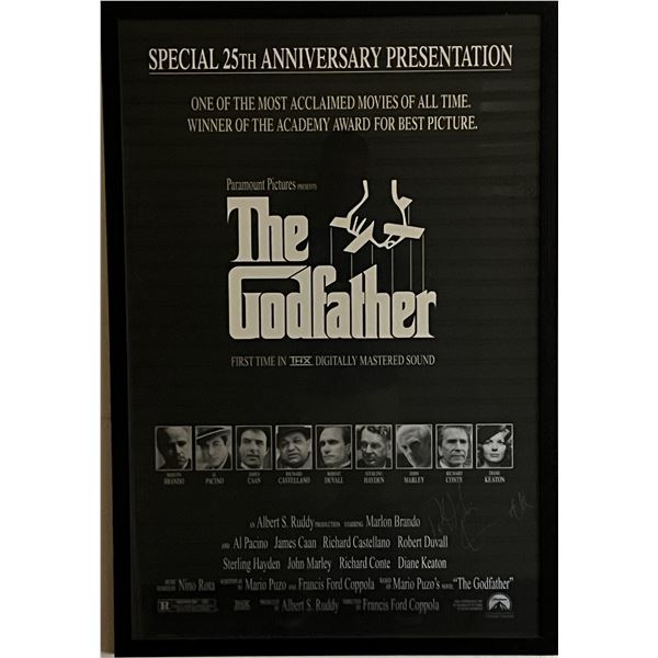 The Godfather 25th Anniversary cast signed poster