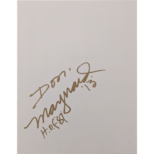 NFL Hall Of Famer Don Maynard Autograph