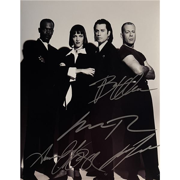 Pulp Fiction cast signed photo