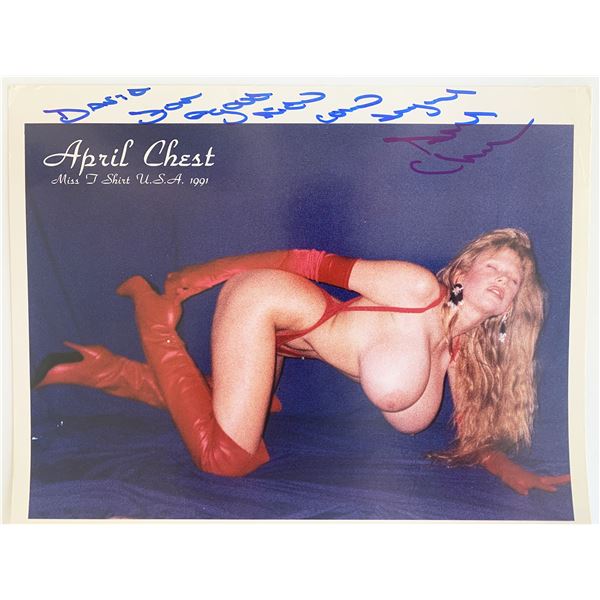 April Chest signed photo