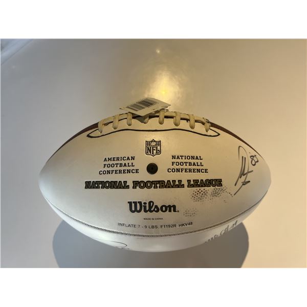 2007-2008 Chargers team signed football. GFA authenticated